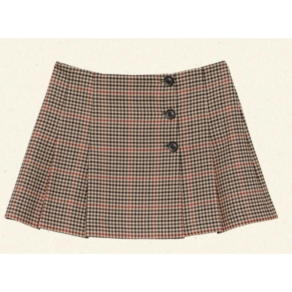 Doen Heirloom Partridge Skirt in Crawford Check